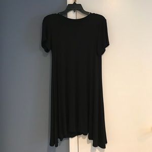 American Eagle Black Ribbed Mini Dress